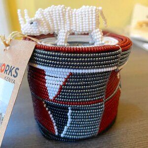 New: White Rhino Bead Box
